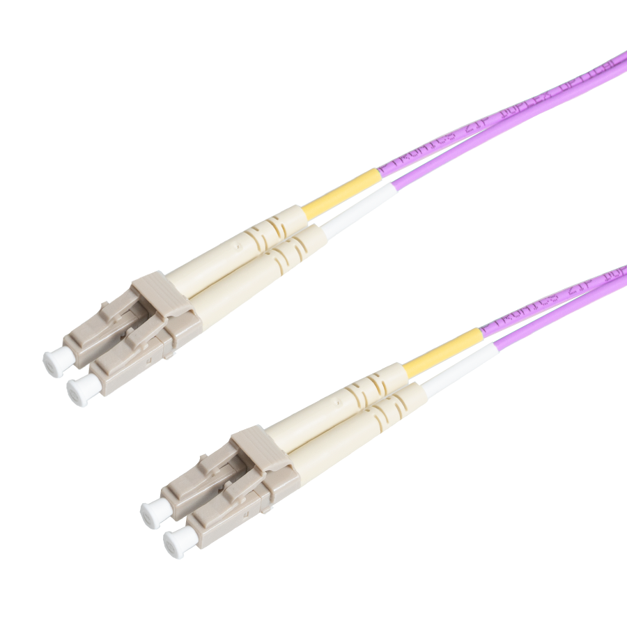 Picture of patchcord MultiMode Duplex LC-LC  3.0m OM4 Violet d2mm Enhanced