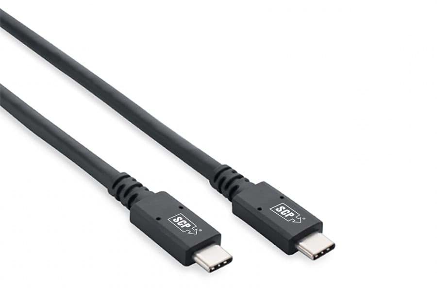 Bild von USB-C 3.2 Gen2 10Gbps kabel male-male  2.0m 8K@60Hz actief SCP