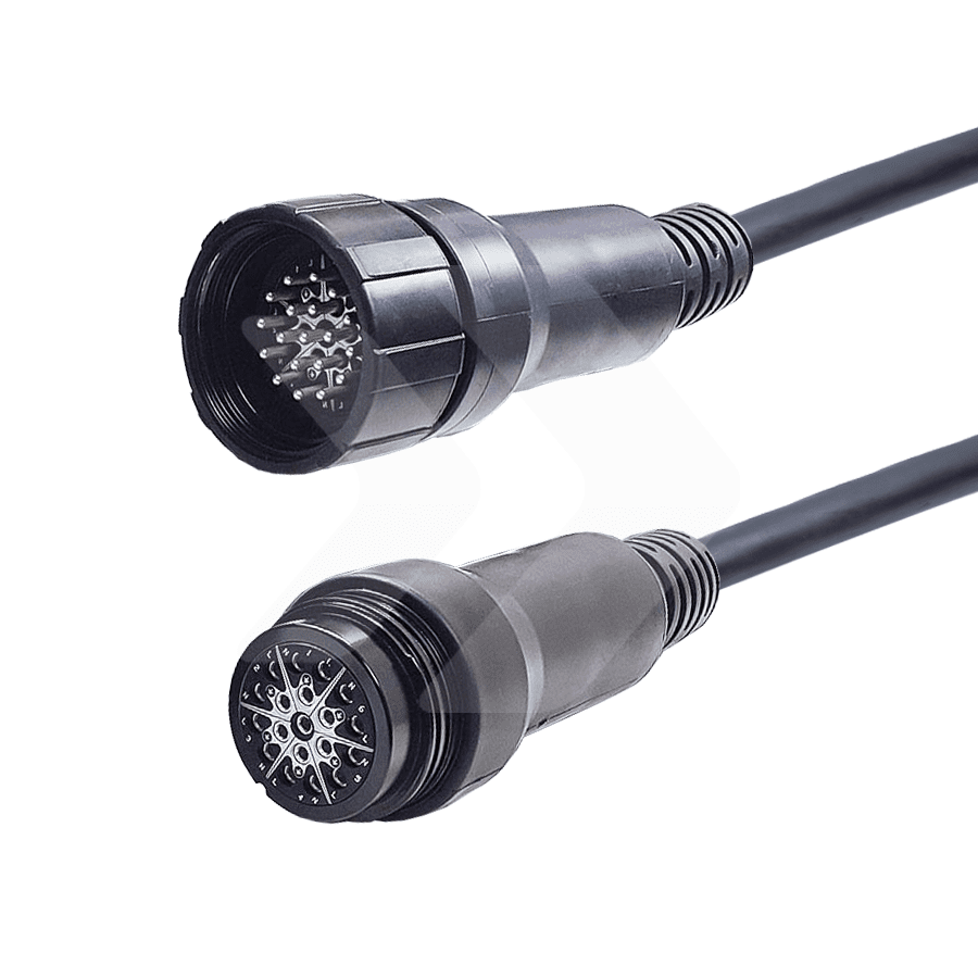 Picture of multikabel Softflex zwart 18G1,5mm2 EverGrip LSC19 Moulded  1,0m