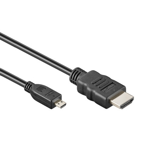 Picture of HDMI kabel A naar HDMI-D micro zwart 1,5m
