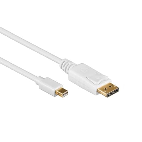 Picture of Mini DisplayPort kabel - DisplayPort male wit 2,0m