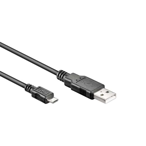 Picture of USB 2.0 adapterkabel USB-A-male > USB-Micro-B-male zwart 2,0m