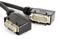 Bild von multikabel Theater VV-F zwart 1,5mm2 Harting E 16pin haaks P16W 15m