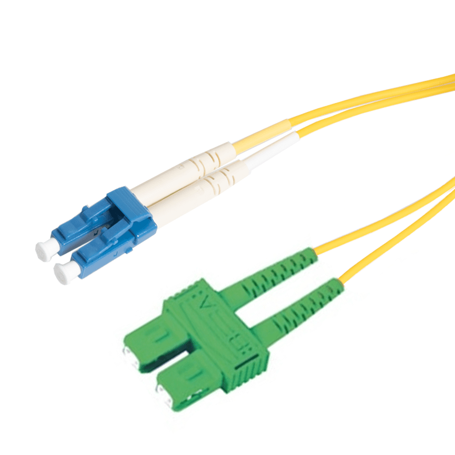 Picture of patchcord SingleMode Duplex LC-SCA  3.0m G652D Yellow d2mm Enhanced