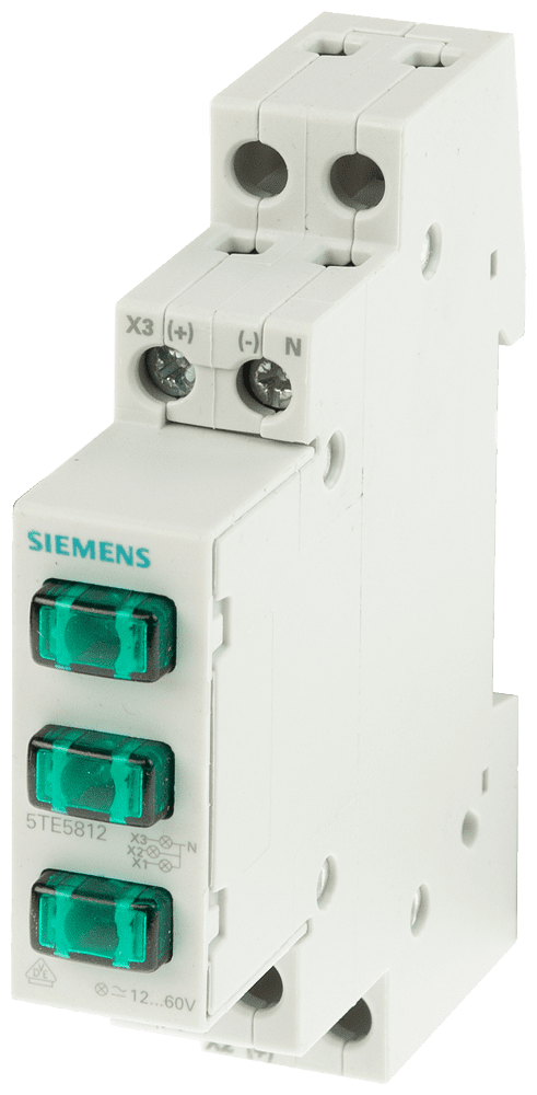 Picture of Indicatielampmodule met 3 LED Groen 230V
