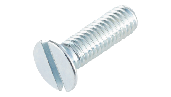 Picture of Verzonken schroef zaaggleuf staal verzinkt M 4 X 20