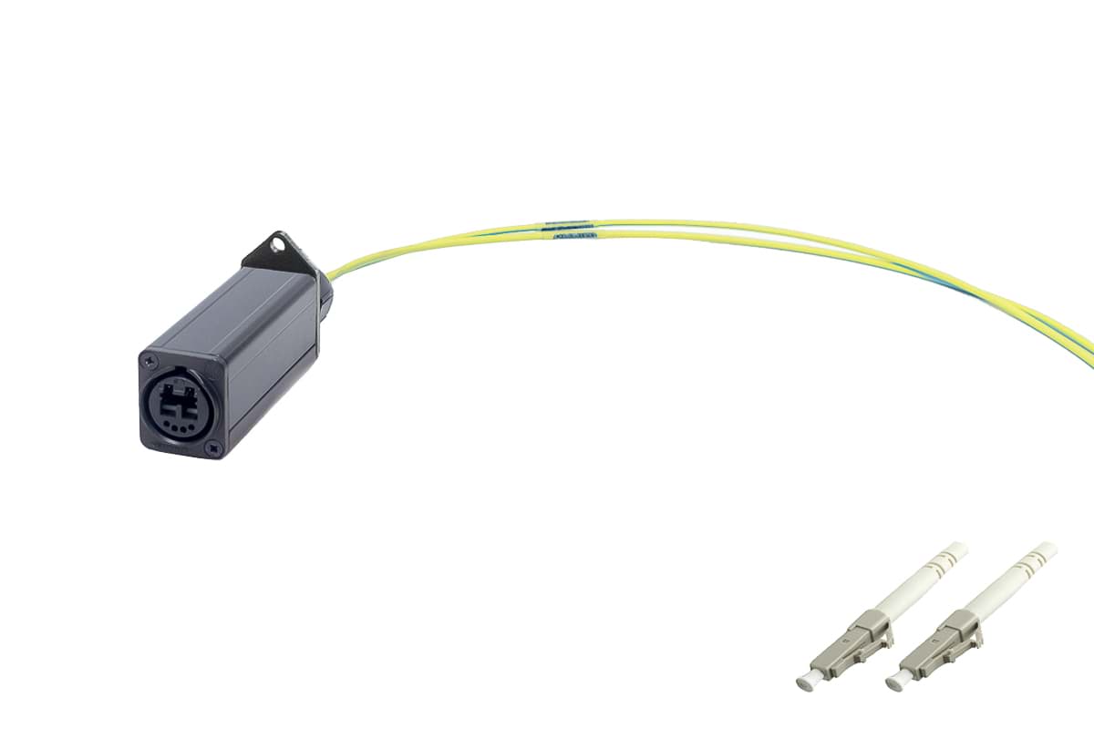 Picture of Fiber BreakOut opticalCON DUO > 2x 0.5m LC SingleMode