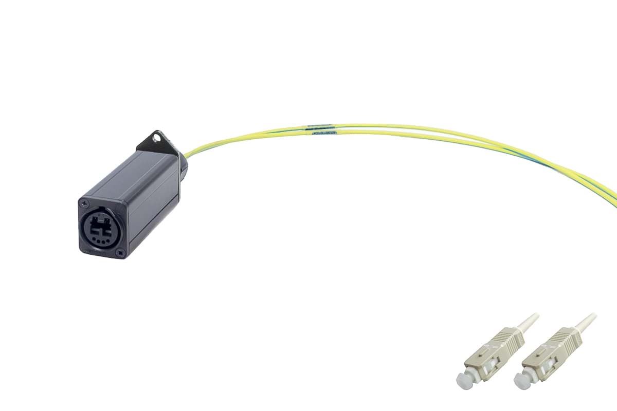 Picture of Fiber BreakOut opticalCON DUO > 2x 0.5m SC SingleMode
