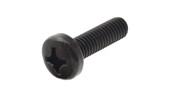 Bild von Bolcilinderschroef kruisgleuf staal zwart M 3 X 6