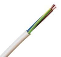 Picture of PVC-kabel-soepel VMvS / H03VV-F 3G0.75mm2 rond wit MTR