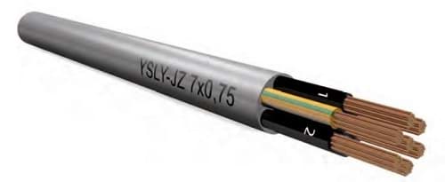 Bild von stuurstroomkabel YSLY  4x1.5mm2 JZ grijs MTR