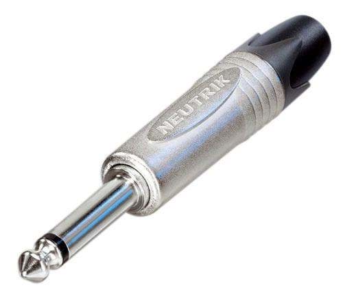 Picture of jack 6,3mm profi steker 2-polig nikkel nikkel