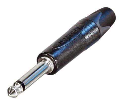 Picture of jack 6,3mm profi steker 2-polig zwart nikkel