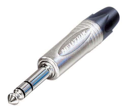Picture of jack 6,3mm profi steker 3-polig nikkel nikkel