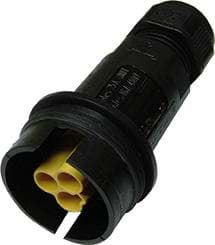 Picture of TEEPLUG metallock kabeldeel 2p pen schroef 25A IP68