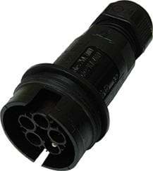 Picture of TEEPLUG metallock kabeldeel 5p(4p+PE) pen schroef 17A IP68