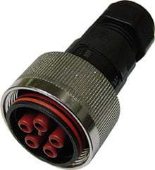 Picture of TEEPLUG metallock kabeldeel 5p(4p+PE) bus schroef 17A IP68