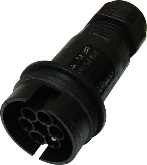 Picture of TEEPLUG metallock kabeldeel 6p(5p+PE) pen schroef 17A IP68