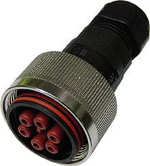 Picture of TEEPLUG metallock kabeldeel 6p(5p+PE) bus schroef 17A IP68
