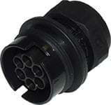 Bild von TEEPLUG metallock chassis+moer 6p(5p+PE) pen schroef 17A IP68