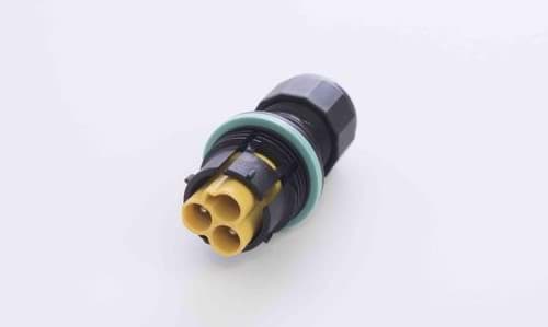 Picture of TEEPLUG TH384 kabeldeel 2p pen schroef zilver D7-12 IP68