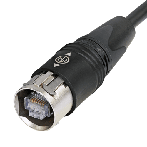 Picture of patchkabel CAT6 S/FTP 4P27 LSZH grijs etherCON-PushPull  2,0m