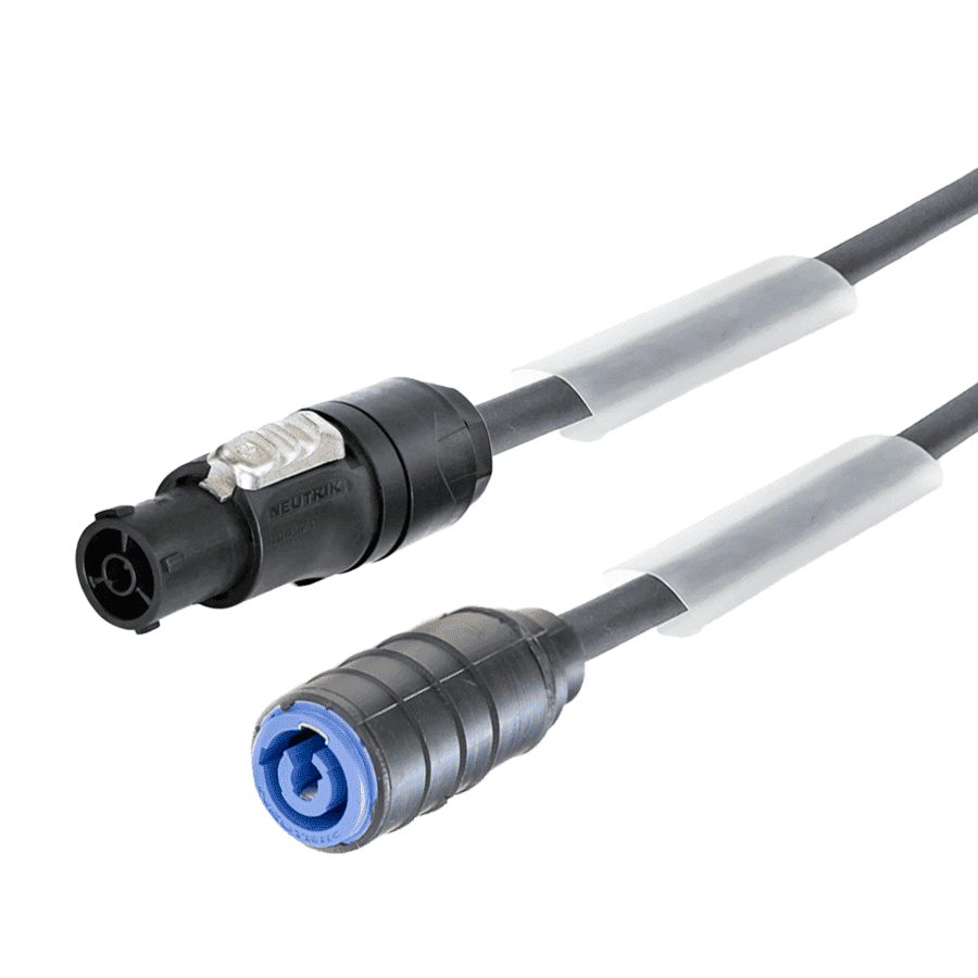 Picture of verloopkabel H07RNF 2,5mm2 powerCON blauw contra > TRUE1 female  0,3m