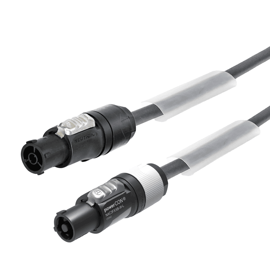 Picture of aansluitkabel H07RNF 1,5mm2 powerCON grijs > TRUE1  0,3m