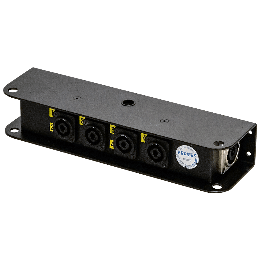 Picture of speakON splitter NL8>4NL4>NL8 [12-2-34-4] CSD-box Promes