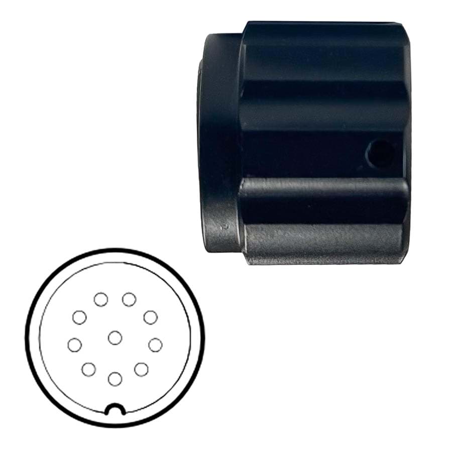 Bild von body with nut 210AO male black