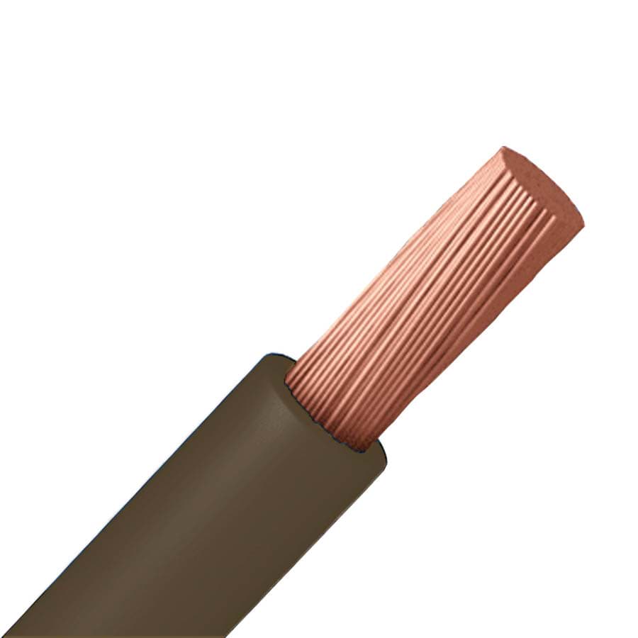 Afbeelding van montagesnoer   0.5mm2 bruin H05V-K 70gr DS100