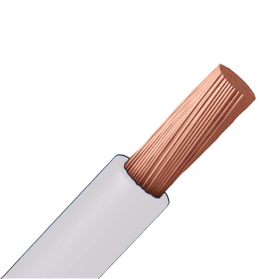 Afbeelding van montagesnoer   0.5mm2 wit H05V-K 70gr DS100
