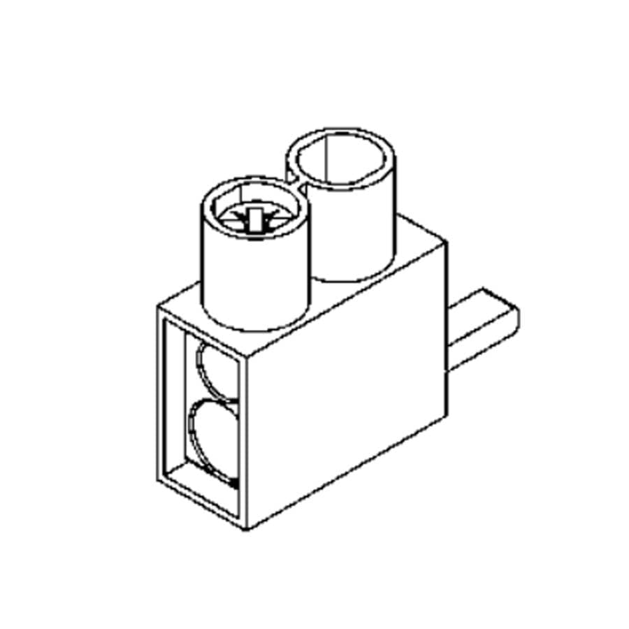 Picture of feed-in terminal STIFT bottom pin 2x1,5-10mm2 grijs