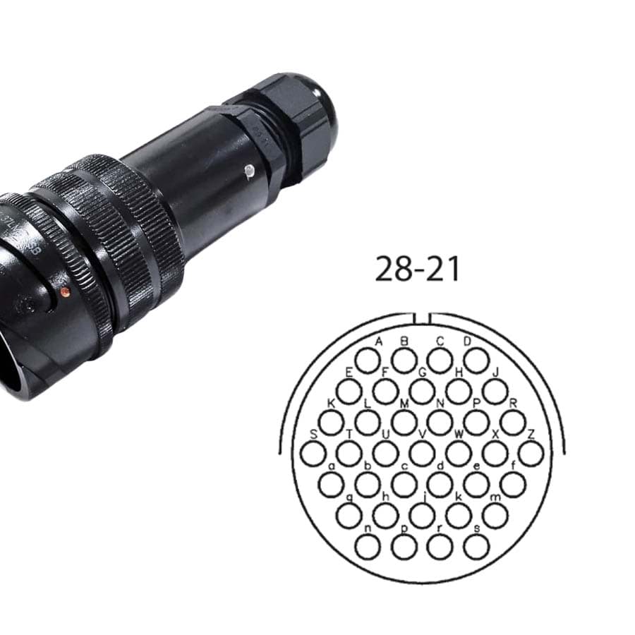 Afbeelding van LK 37p cable connector w/out nut male d=13-18mm Tourline short crimp