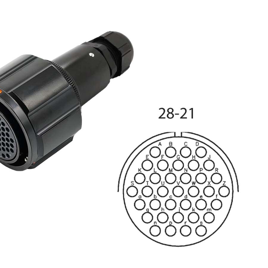 Afbeelding van LK 37p cable connector with nut fem. d=13-18mm Tourline short crimp