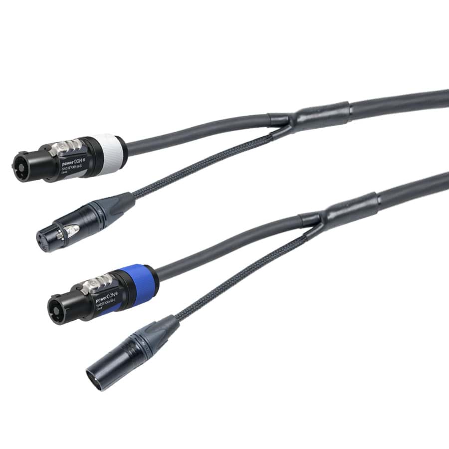 Picture for category combi Audio XLR 3 powerCON