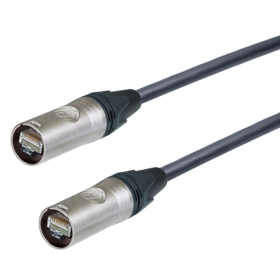 Afbeelding van patchkabel CAT7 S/FTP 4P23 PUR Draka etherCON nikkel 15m