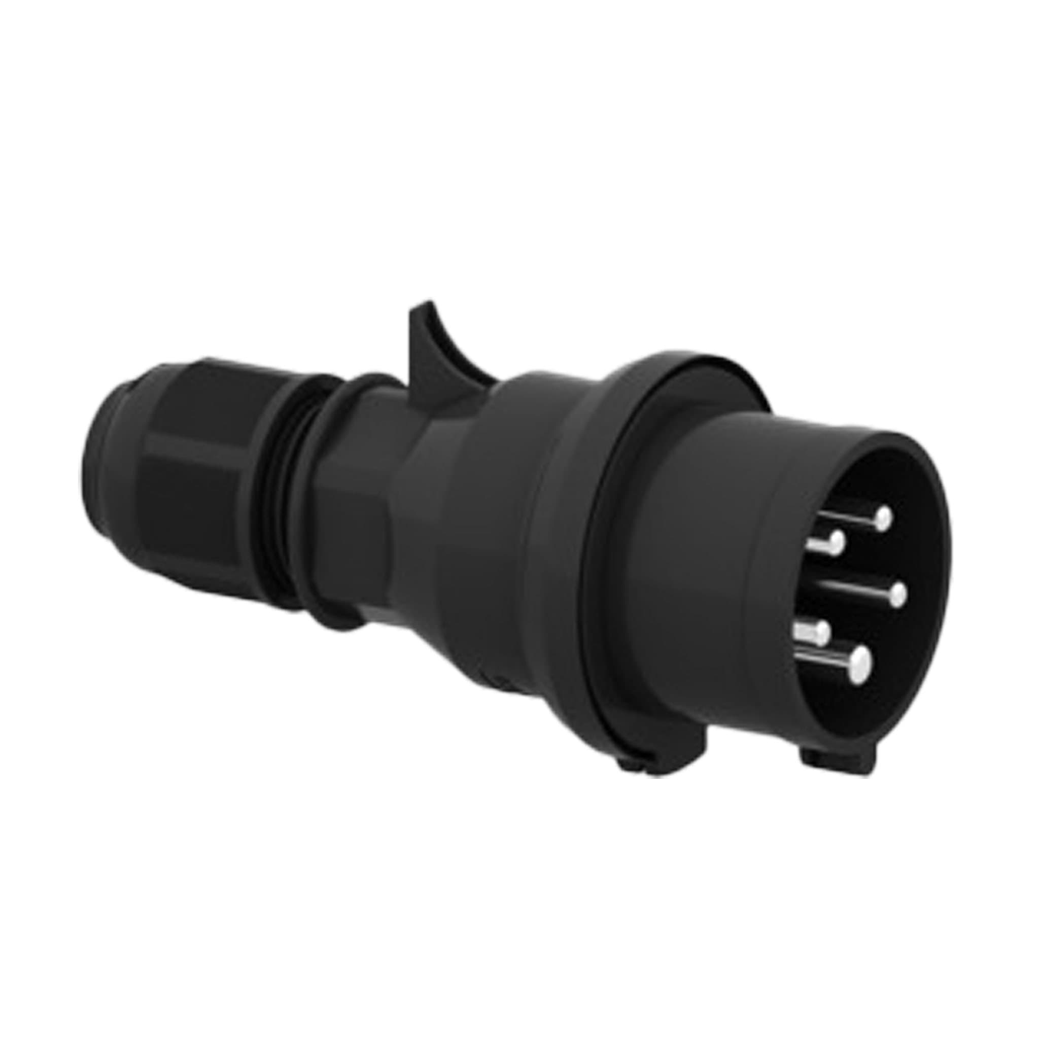 Picture of CEE steker 5p  16A 400V 6h zwart IP44 Bals EVENT QuickConnect