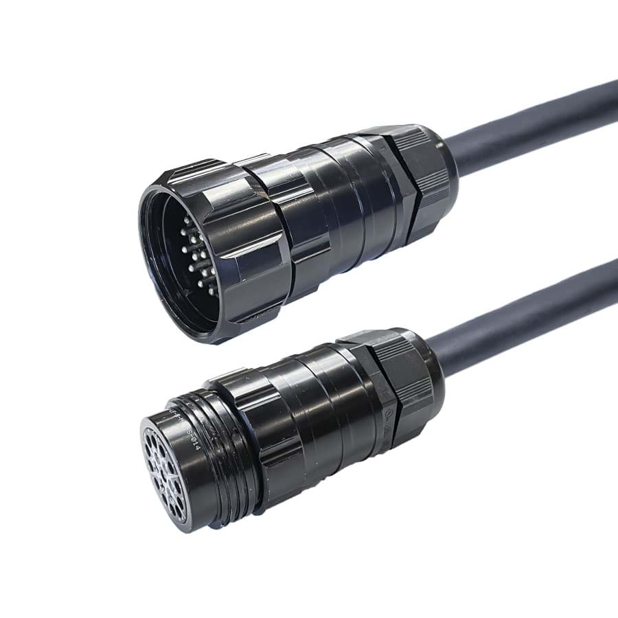 Picture of multikabel Softflex zwart 18G2,5mm2 Showline 419 19pin  5,0m
