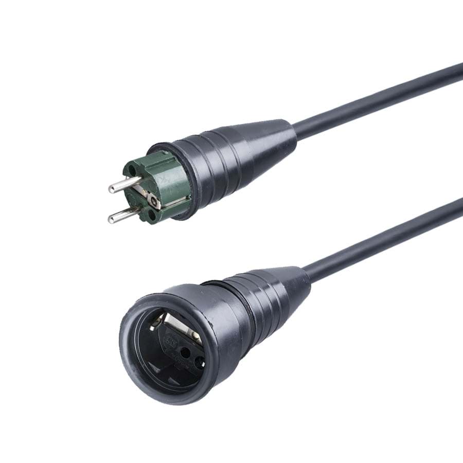 Picture of verlengkabel H07RNF 1,5mm2 Schuko Keraf 521-ra+pen legergroen >522 20m
