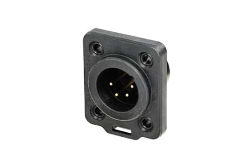 Bild von XLR chassis TOP IP65 4p male