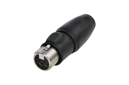 Picture of XLR kabeldeel 10 pin bus TOP IP65 goudcontacten