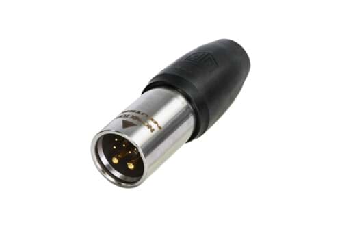 Picture of XLR kabeldeel 10 pin pen TOP IP65 goudcontacten