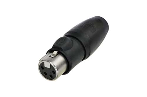 Picture of XLR kabeldeel 4 pin bus TOP IP65 goudcontacten