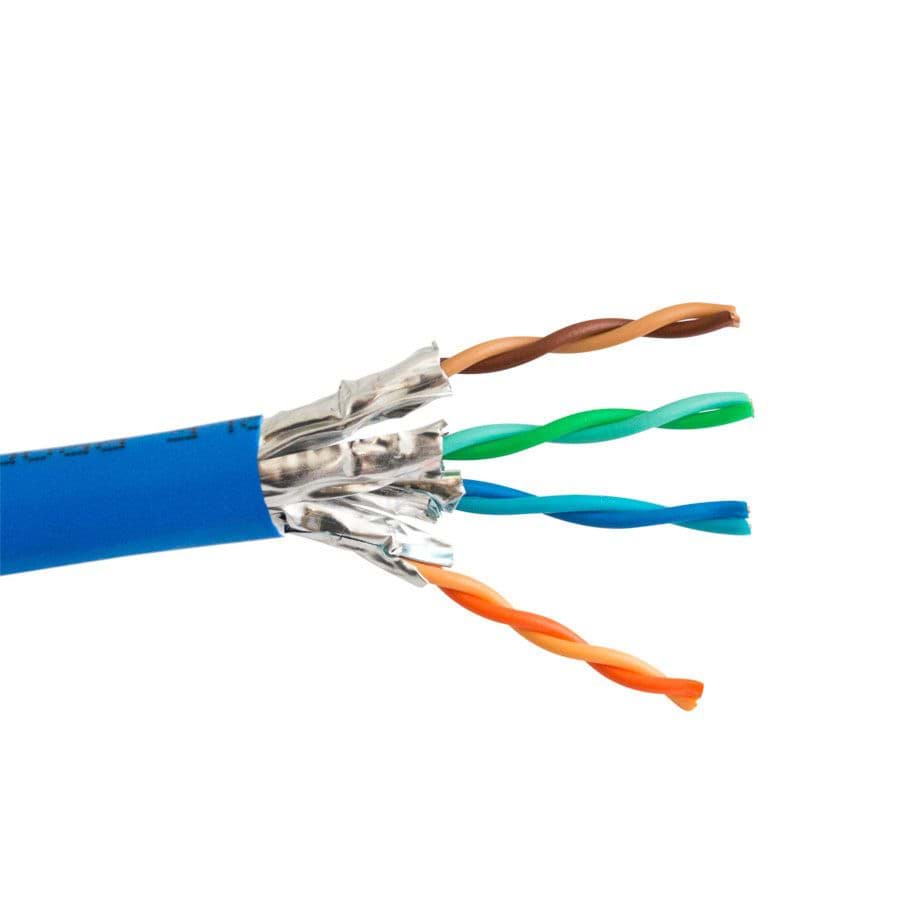 Afbeelding van datakabel CAT6A U/FTP 600MHz 4PxAWG23 Dca-s1 blauw SCP HA305