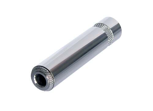 Bild von jack 6,3mm contrasteker 2-polig nikkel kabelOD<6mm NYS