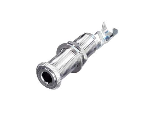 Bild von jack 6,3mm chassis 2-polig nikkel volledig metaal NYS
