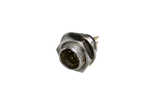 Picture of TINY XLR chassis 5p male nikkel rearmountable