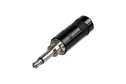 Picture of jack 3,5mm steker 2-polig zwart