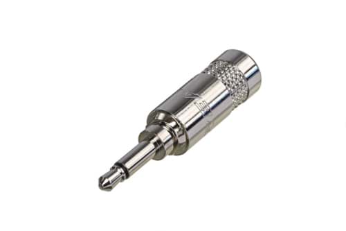 Picture of jack 3,5mm steker 2-polig nikkel kabeldiameter 6.4mm max